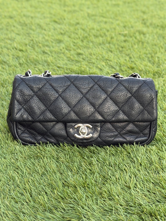 CHANEL EAST WEST FLAP BAG