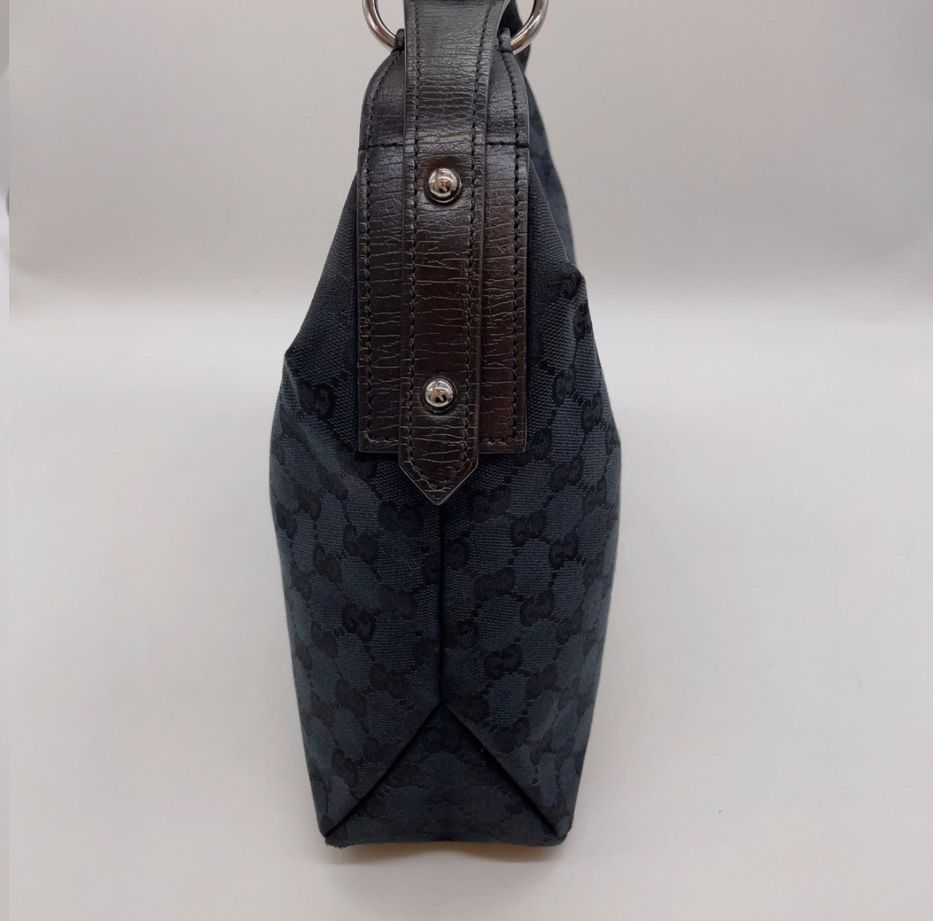 GUCCI HORSEBIT GG CANVAS SHOULDER BAG