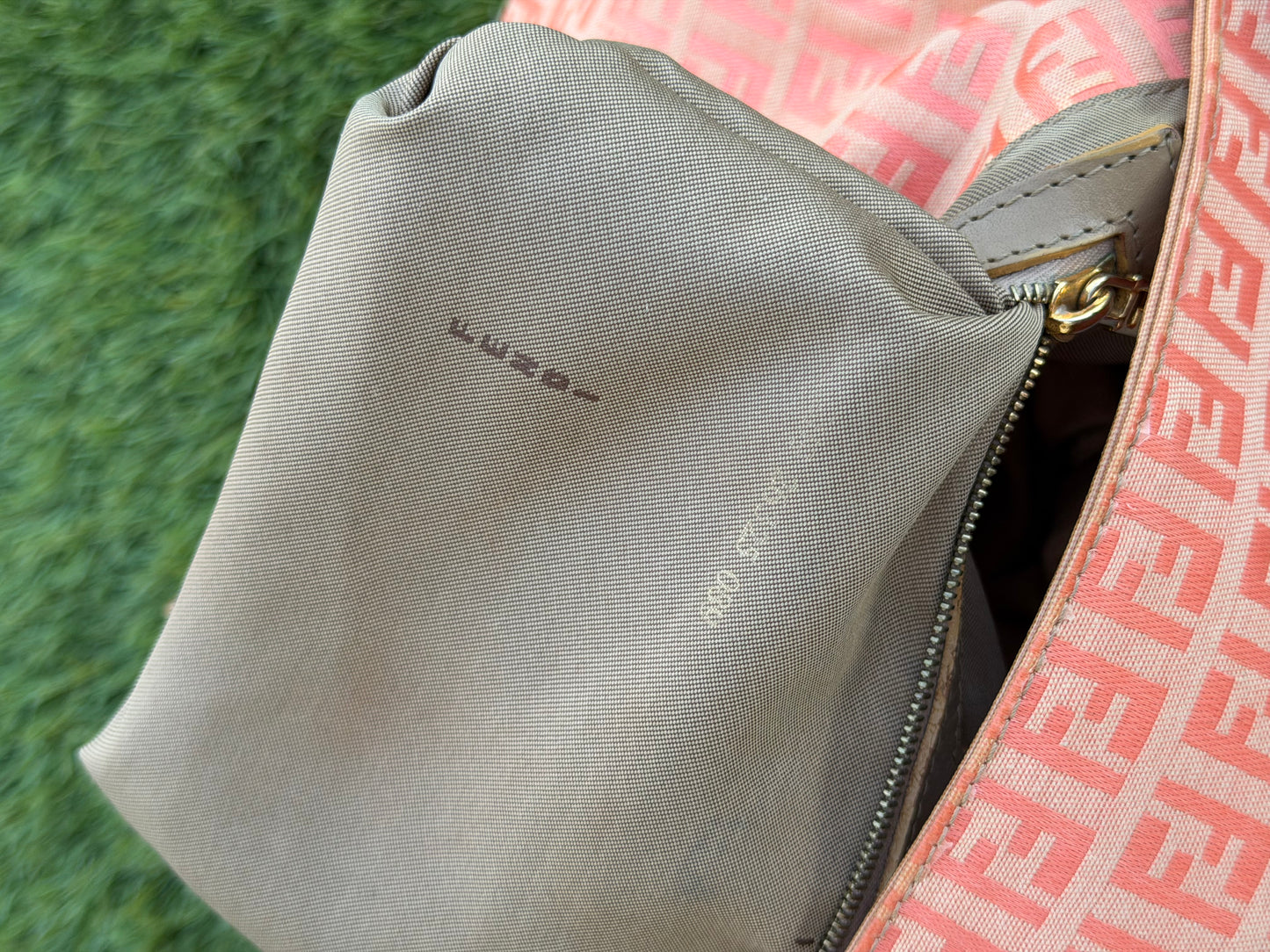Fendi Mama Baguette – Zucchino Canvas Orange